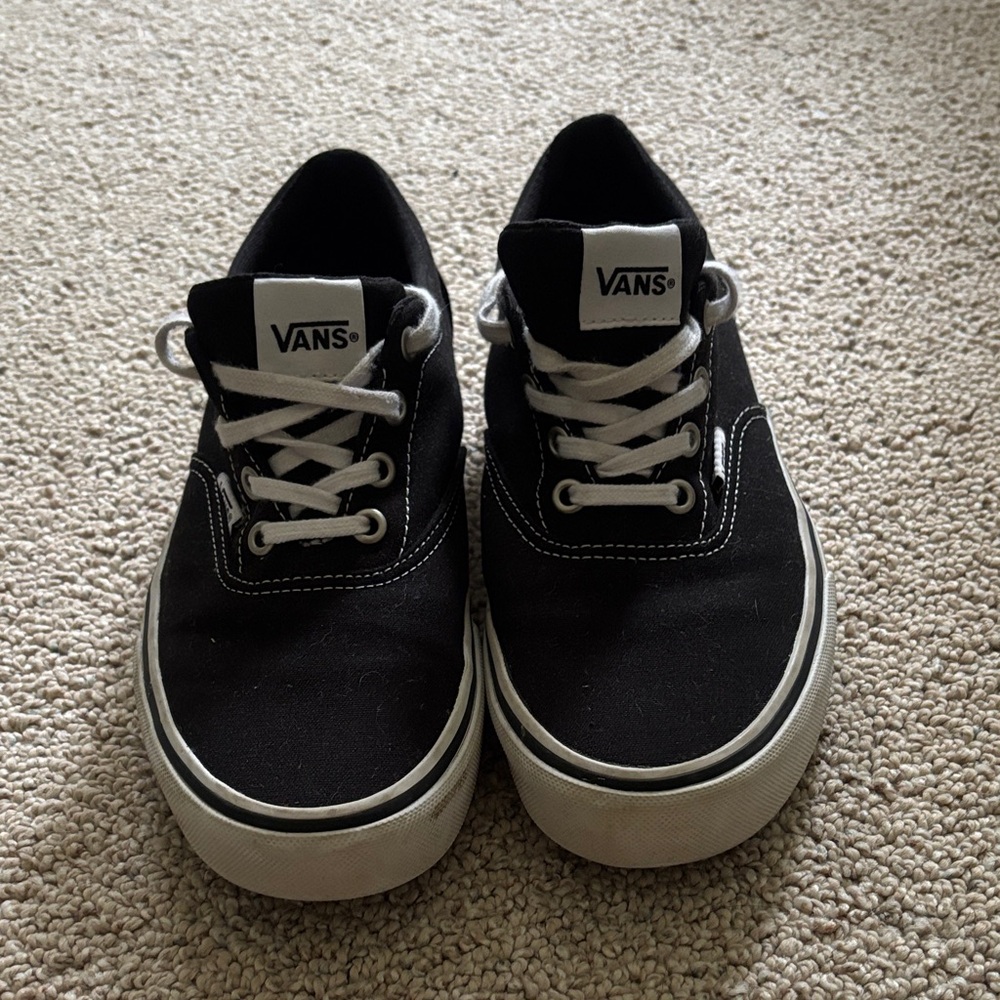 Vans Classic Black and White Sneakers